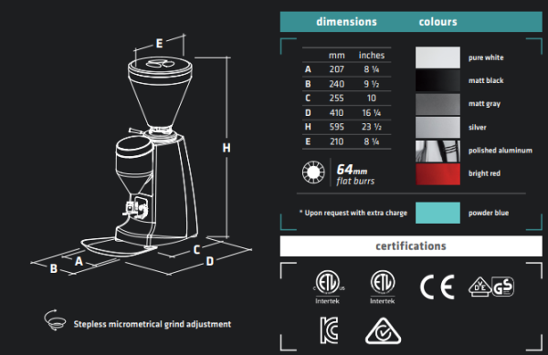 Mazzer Super Jolly V Up Electronic Bean Grinder - Image 8