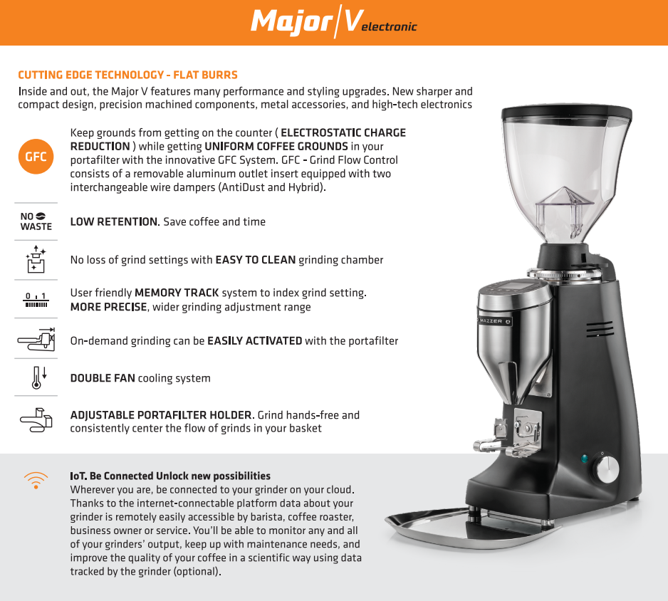 Mazzer Major V 83mm Electronic Bean Grinder - Image 6
